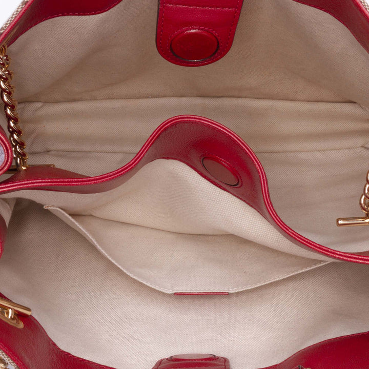 Gucci Medium GG Toile Horsebit 1955 Chain Cabas Marron – GABY PARIS Authentique