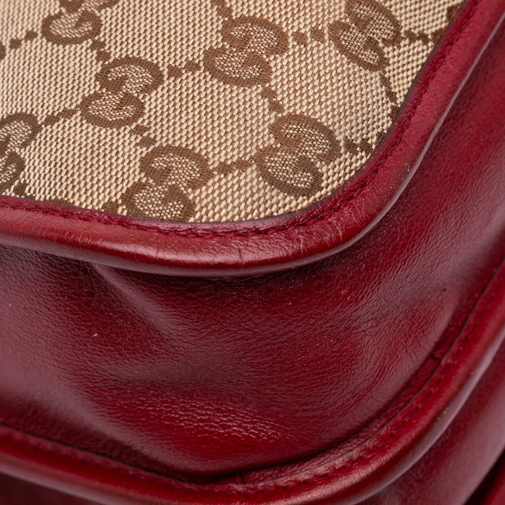 Gucci Medium GG Toile Horsebit 1955 Chain Cabas Marron – GABY PARIS Authentique