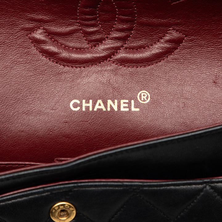 Chanel Medium Classic Cuir d’agneau Double rabat