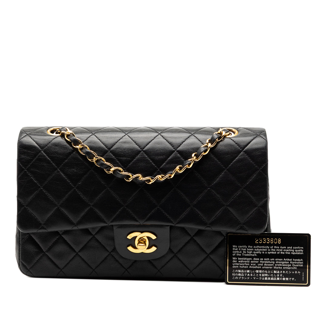 Chanel Medium Classic Cuir d’agneau Double rabat