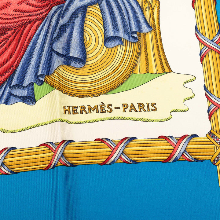 Hermès Republique Francaise Liberte Egalite Fraternite 1789 Soie Foulard 90