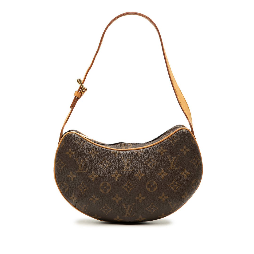 Louis Vuitton Croissant PM Monogram Marron – vue principale – GABY PARIS