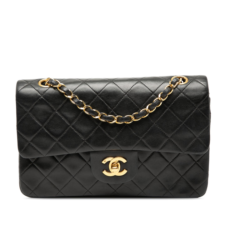 Chanel Small Classic Cuir d’agneau Double rabat