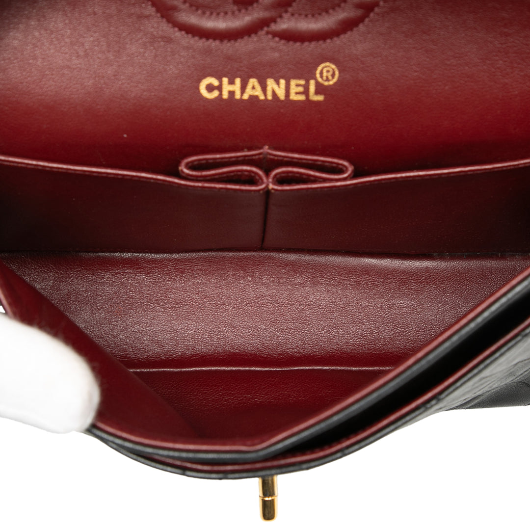 Chanel Small Classic Cuir d’agneau Double rabat