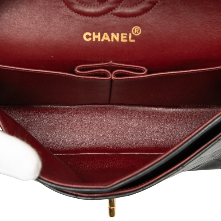 Chanel Small Classic Cuir d’agneau Double rabat