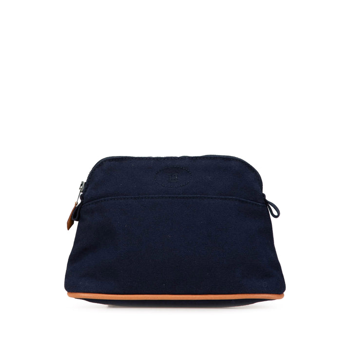 Mini Canvas Bolide Pouch Blue - Gaby Paris