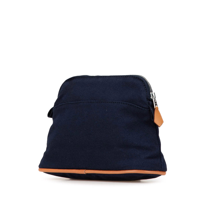 Mini Canvas Bolide Pouch Blue - Gaby Paris