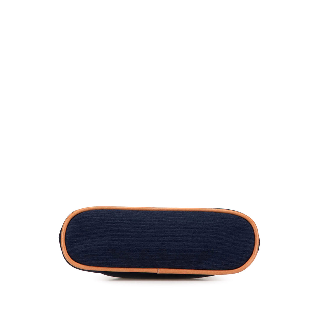 Mini Canvas Bolide Pouch Blue - Gaby Paris