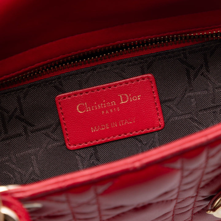 Dior Small Cuir d’agneau Cannage MyABCDior Lady Dior