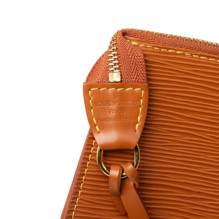 Louis Vuitton Pochette Accessoires Épi Marron – vue 5 – GABY PARIS