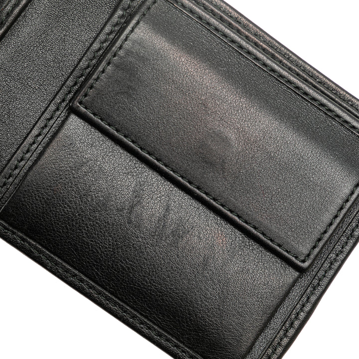 Guccissima Web Bifold Wallet Black - Gaby Paris