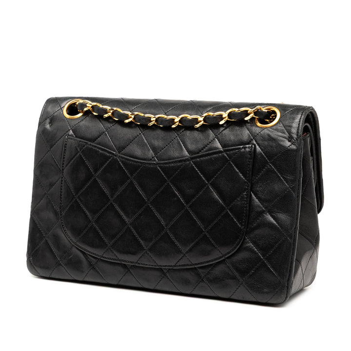 Chanel Small CC Quilted Cuir d’agneau Double rabat Noir – GABY PARIS Authentique