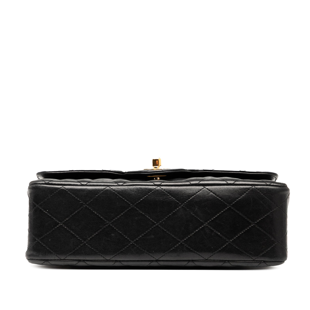 Chanel Small CC Quilted Cuir d’agneau Double rabat Noir – GABY PARIS Authentique