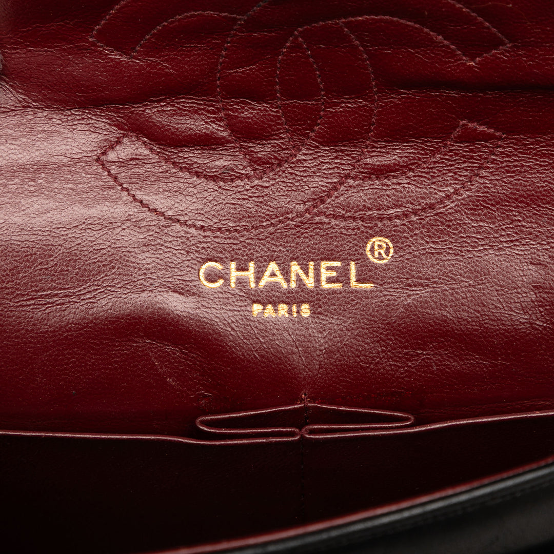 Chanel Small CC Quilted Cuir d’agneau Double rabat Noir – GABY PARIS Authentique