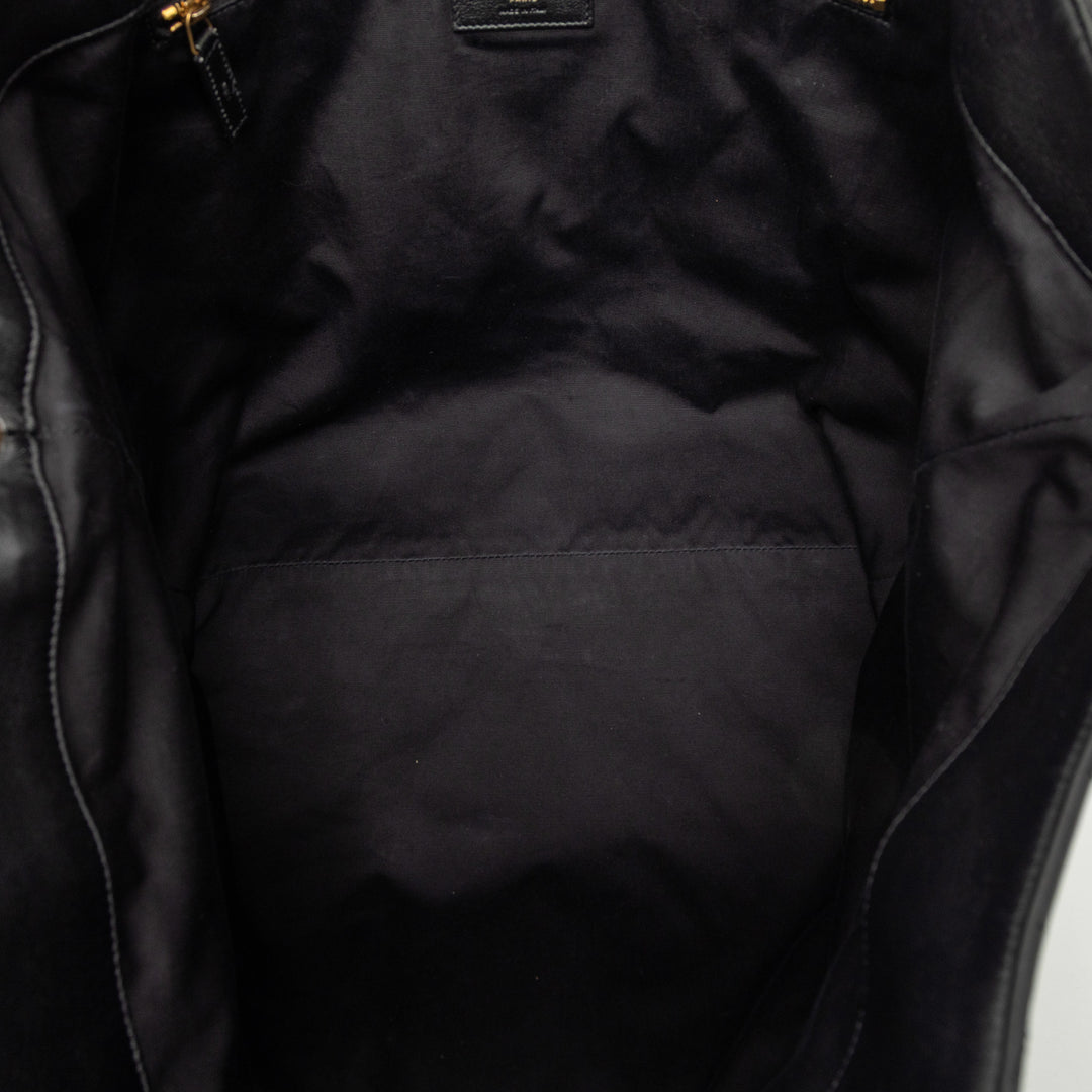 Saint Laurent Maxi Matelassé Cuir d’agneau Icare Shopping Cabas