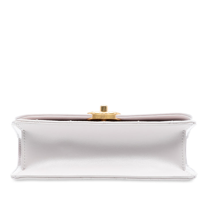 Chanel CC Matelassé Cuir de veau Simple rabat