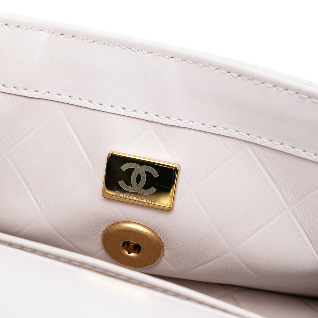 Chanel CC Matelassé Cuir de veau Simple rabat