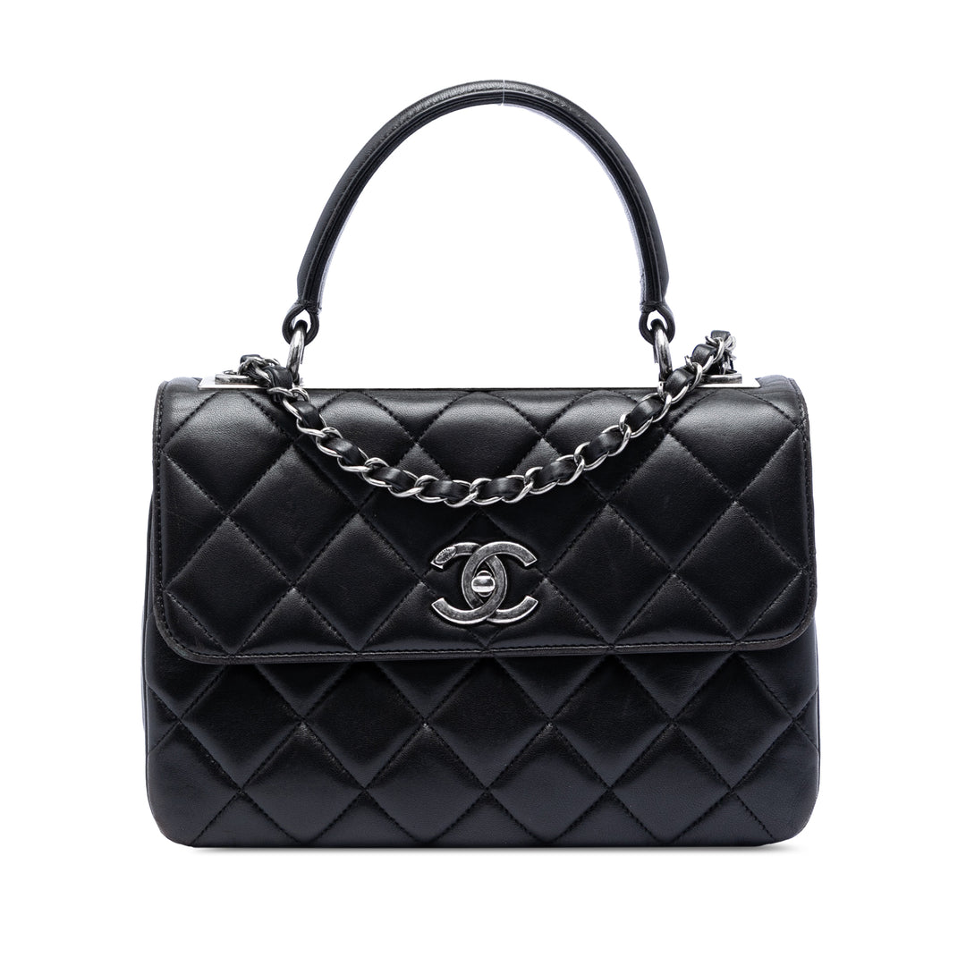 Chanel Small Matelassé Cuir d’agneau Trendy CC anse supérieure à rabat