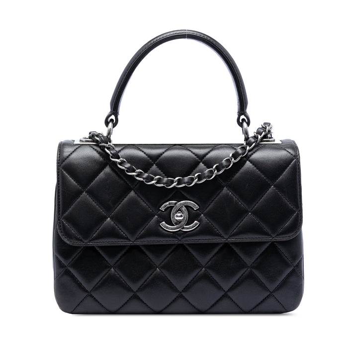 Chanel Small Matelassé Cuir d’agneau Trendy CC anse supérieure à rabat