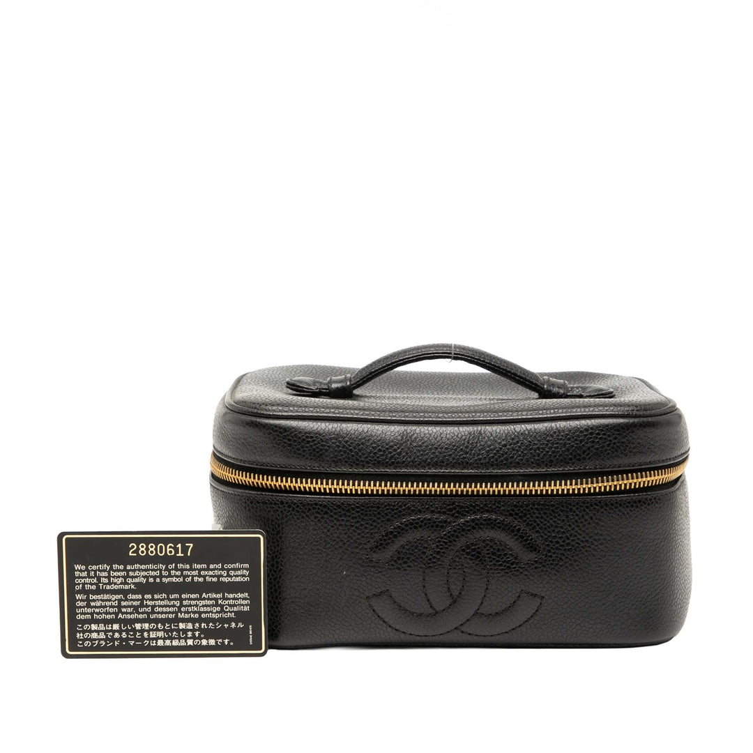 Chanel CC Caviar Vanity Bag