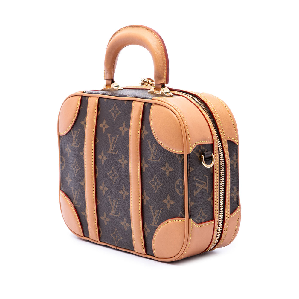 Louis Vuitton Sac à main Valisette Monogram PM Marron – vue 2 – GABY PARIS