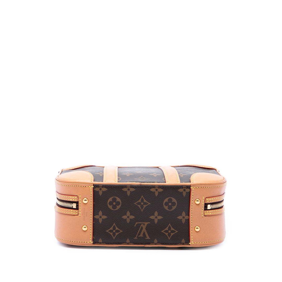 Louis Vuitton Sac à main Valisette Monogram PM Marron – vue 3 – GABY PARIS