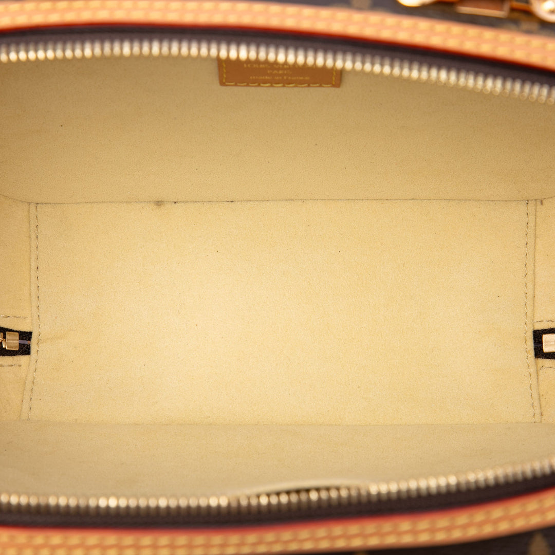 Louis Vuitton Sac à main Valisette Monogram PM Marron – vue 4 – GABY PARIS