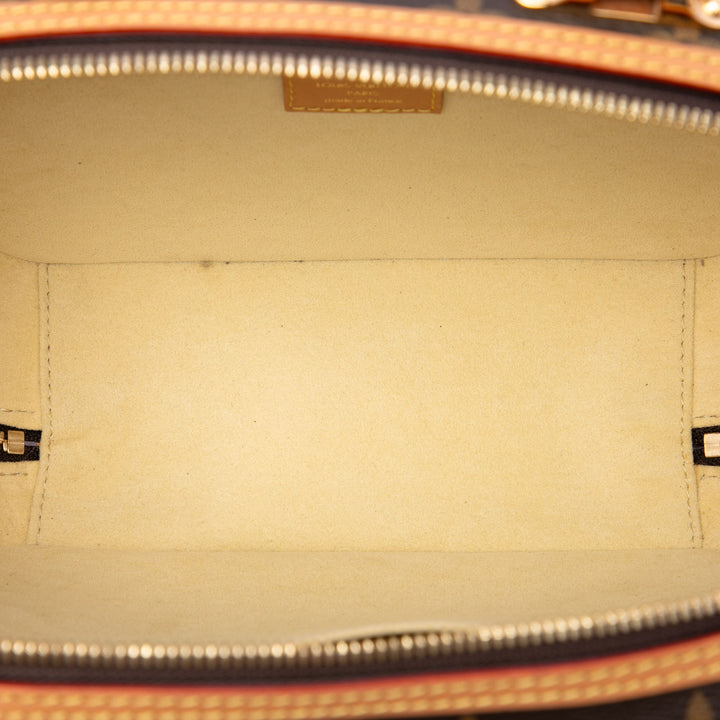 Louis Vuitton Sac à main Valisette Monogram PM Marron – vue 4 – GABY PARIS