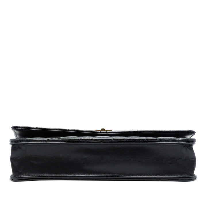 Matelassé vieilli Reissue 2.55 Wallet on Chain Cuir de veau Noir