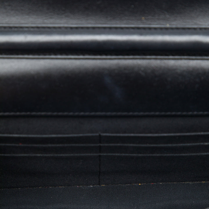 Matelassé vieilli Reissue 2.55 Wallet on Chain Cuir de veau Noir