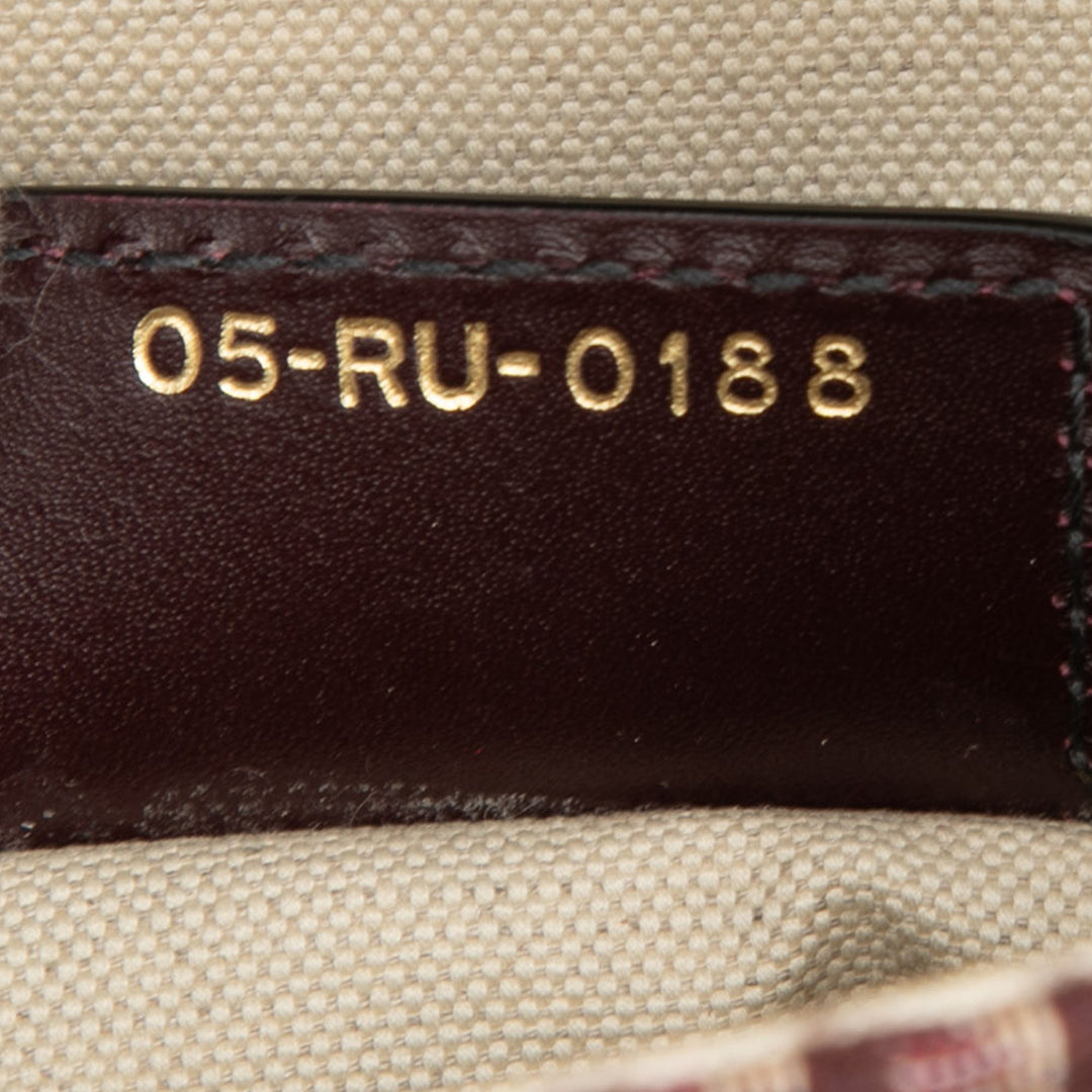 Dior Oblique Toile Saddle Sac