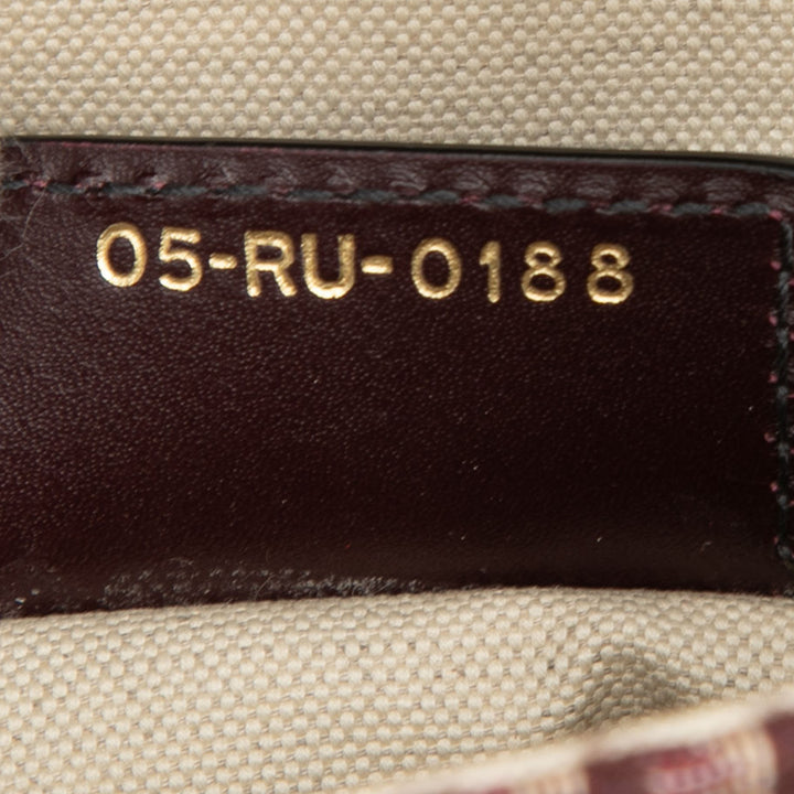 Dior Oblique Toile Saddle Sac
