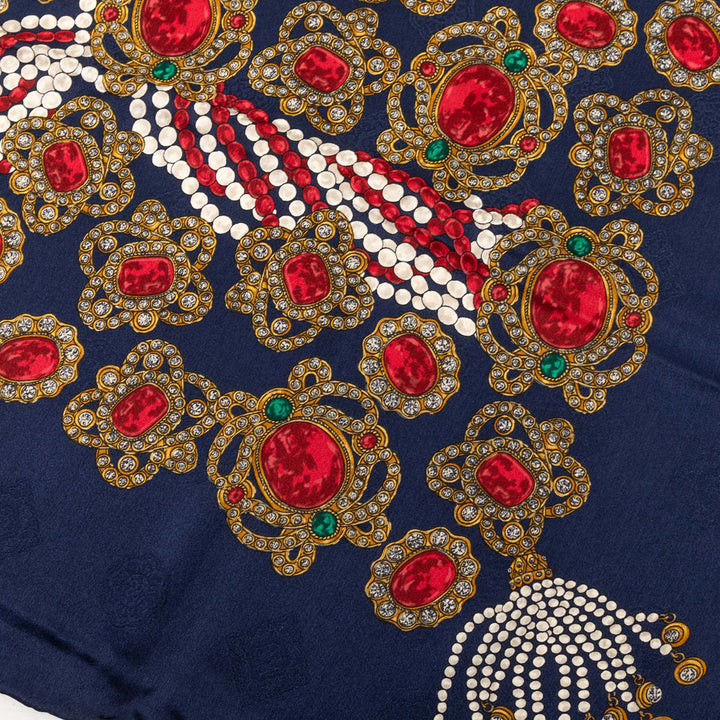 Chanel Gripoix Print Soie Foulard