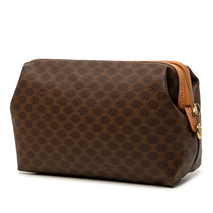Celine Macadam Pochette Toile enduite Marron – vue 2 – GABY PARIS