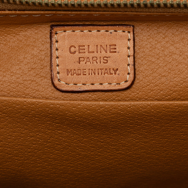 Celine Macadam Pochette Toile enduite Marron – vue 5 – GABY PARIS