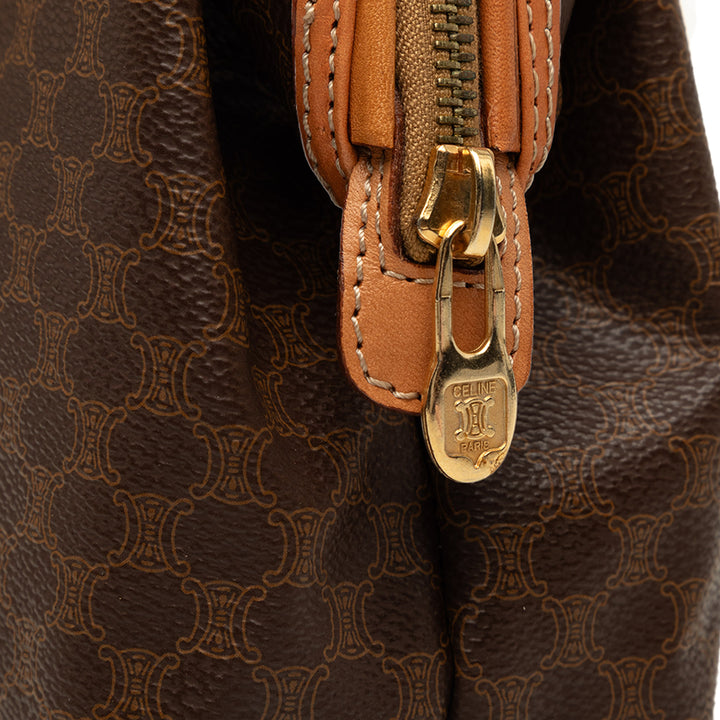 Celine Macadam Pochette Toile enduite Marron – vue 6 – GABY PARIS