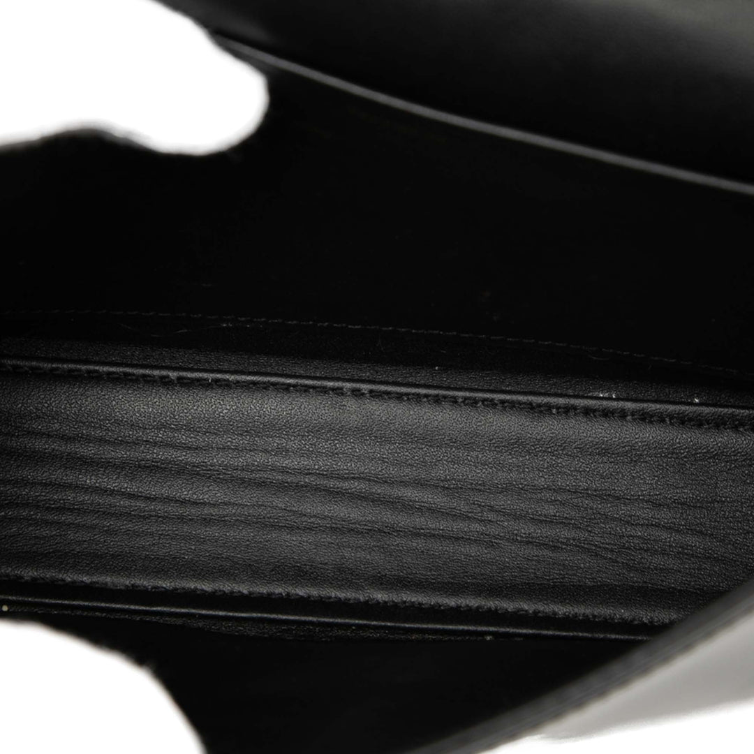 Celine brillant Cuir de veau Claude Chain Sac bandoulière