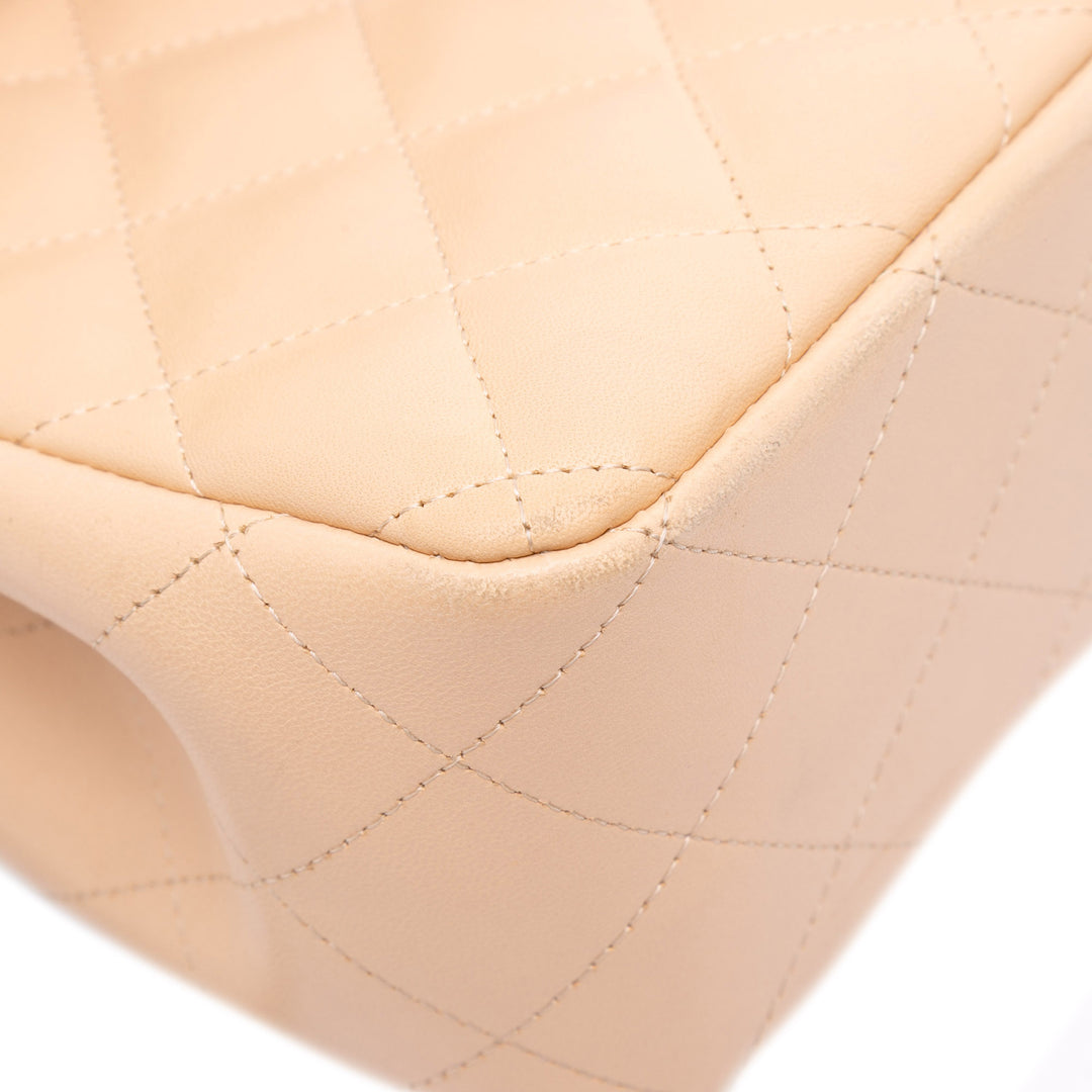 Chanel Jumbo Classic Cuir d’agneau Double rabat