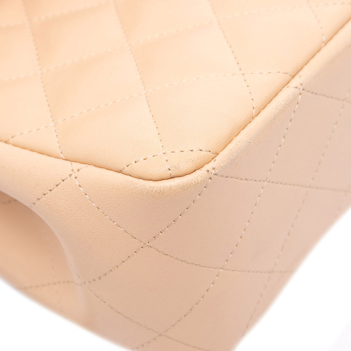 Chanel Jumbo Classic Cuir d’agneau Double rabat