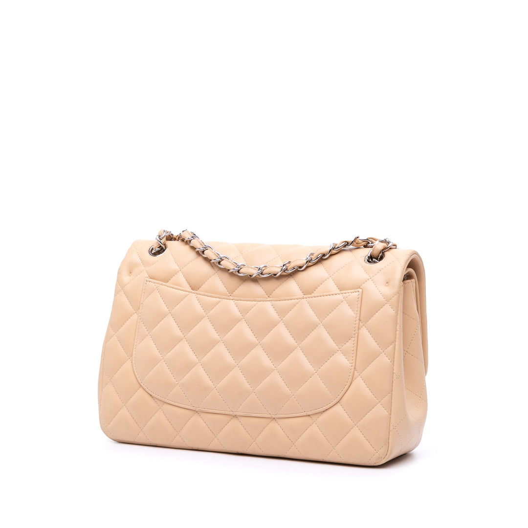 Chanel Jumbo Classic Cuir d’agneau Double rabat