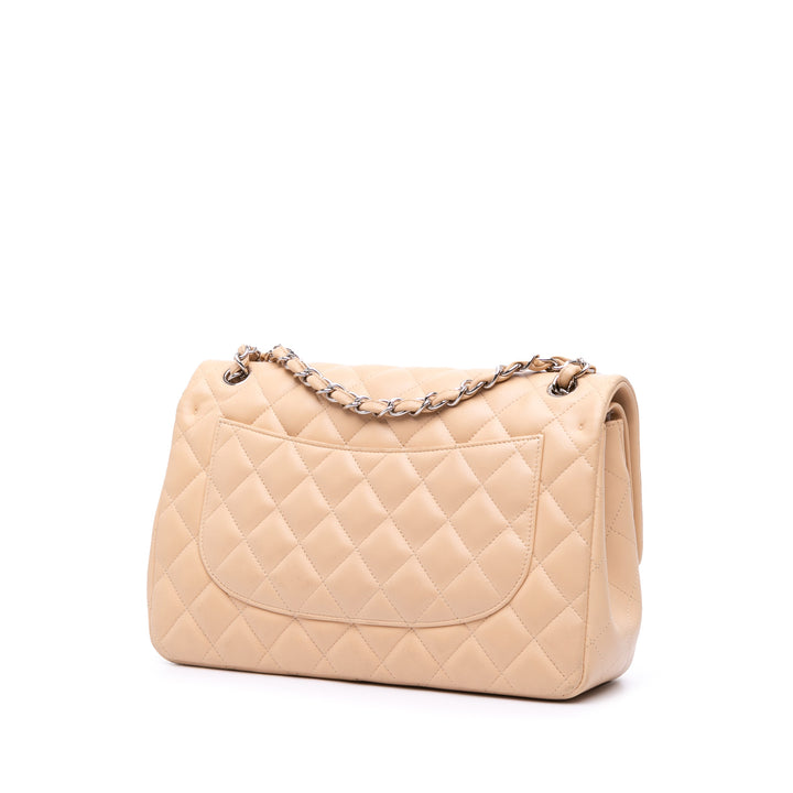 Chanel Jumbo Classic Cuir d’agneau Double rabat