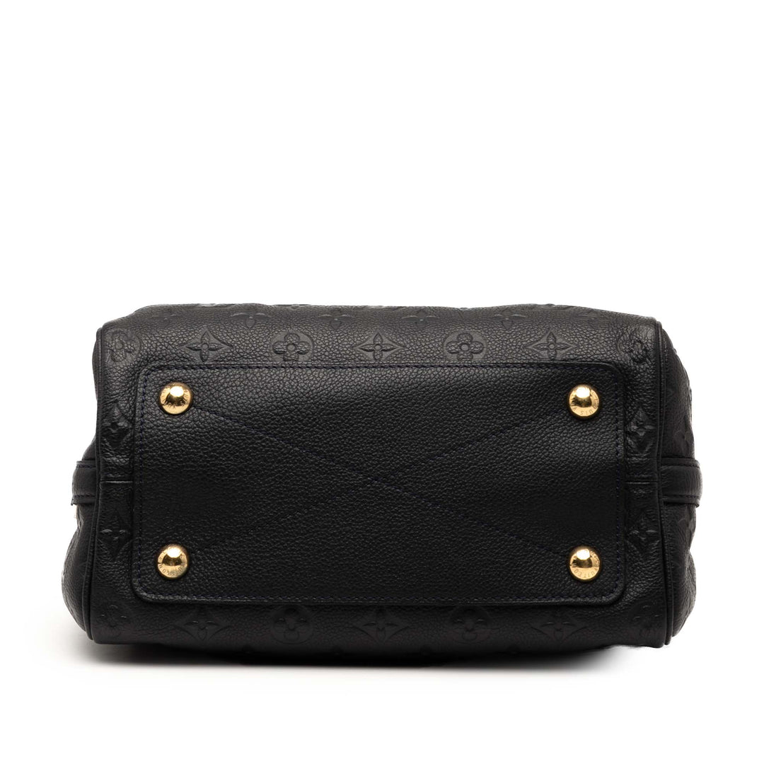 Louis Vuitton Monogram Empreinte Speedy Bandouliere 25 Noir
