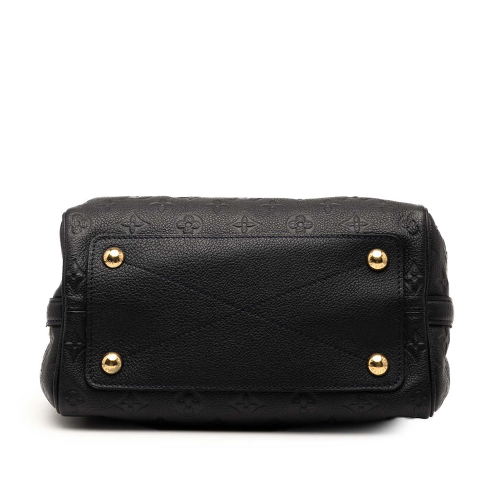 Louis Vuitton Monogram Empreinte Speedy Bandouliere 25 Noir