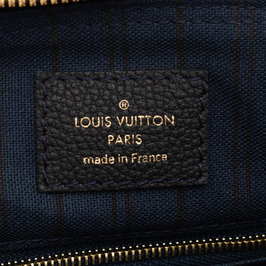 Louis Vuitton Monogram Empreinte Speedy Bandouliere 25 Noir