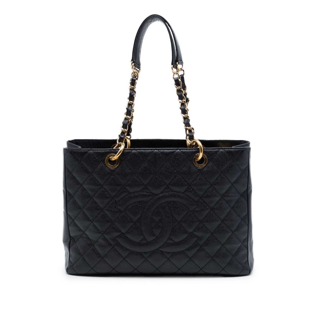 Cabas Cuir caviar Noir