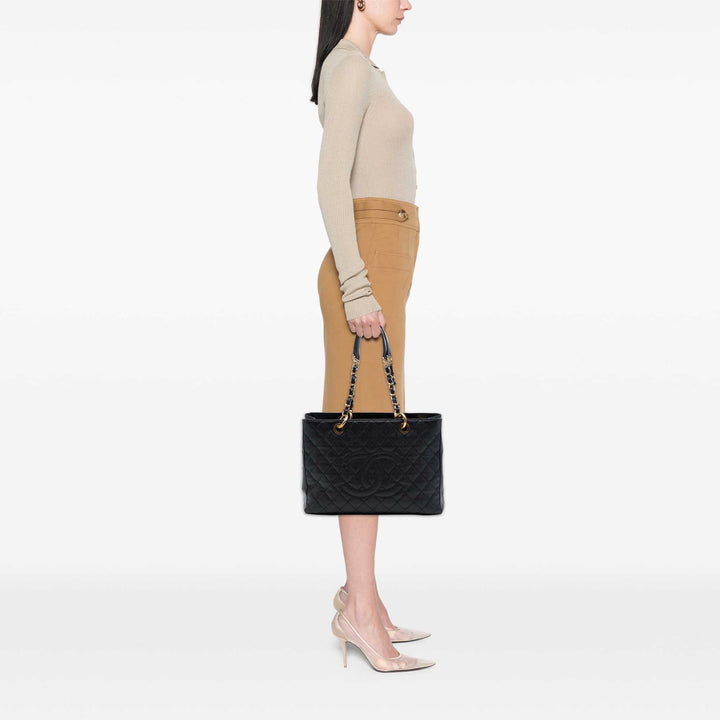 Cabas Cuir caviar Noir