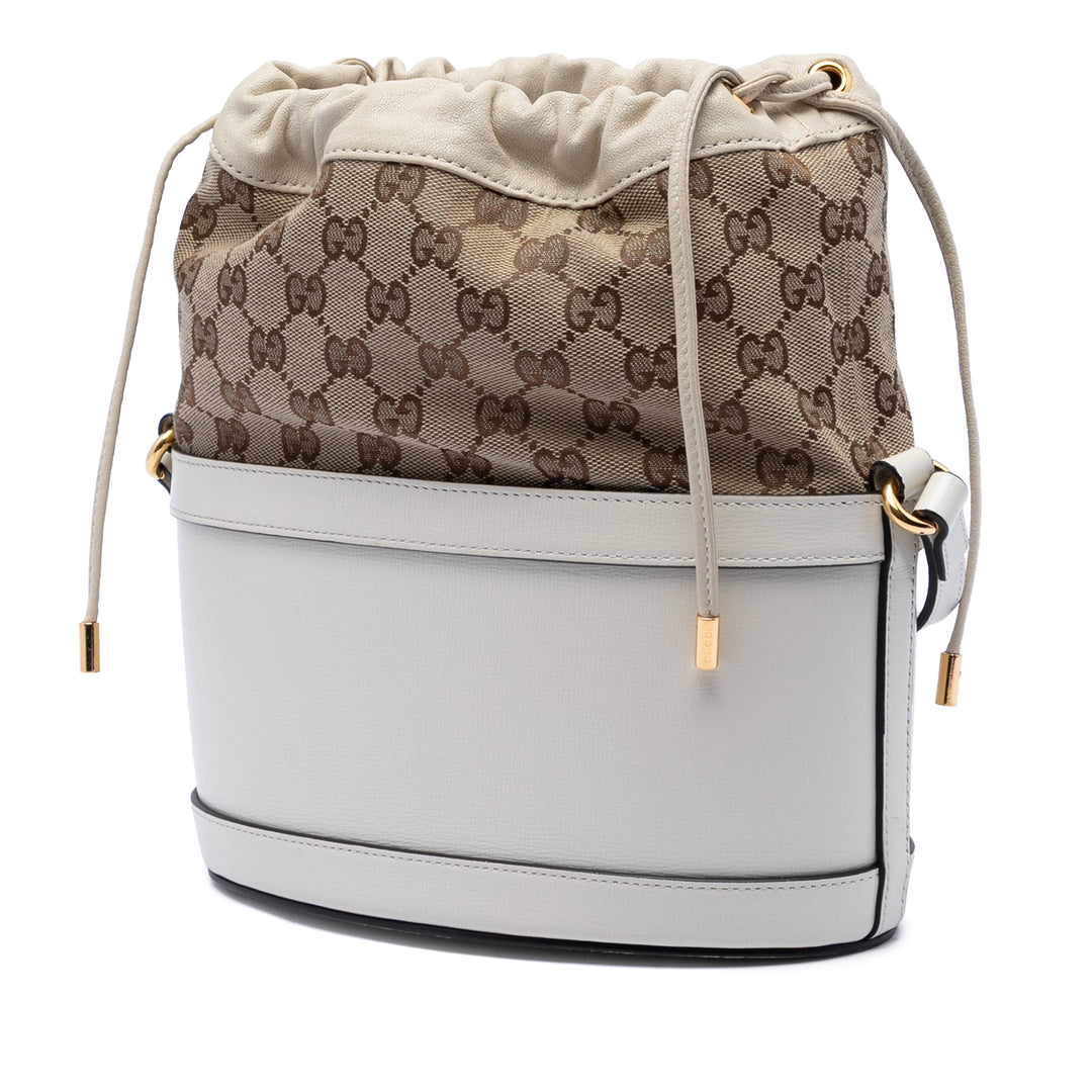 Gucci GG Toile Horsebit 1955 Bucket Sac