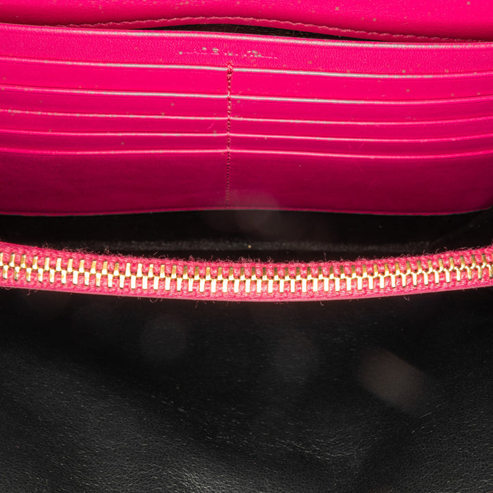 Medium Patent Vicky Crossbody Pink - Gaby Paris