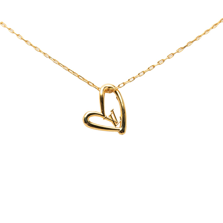 Louis Vuitton plaqué Collier Fall in Love Pendant Collier