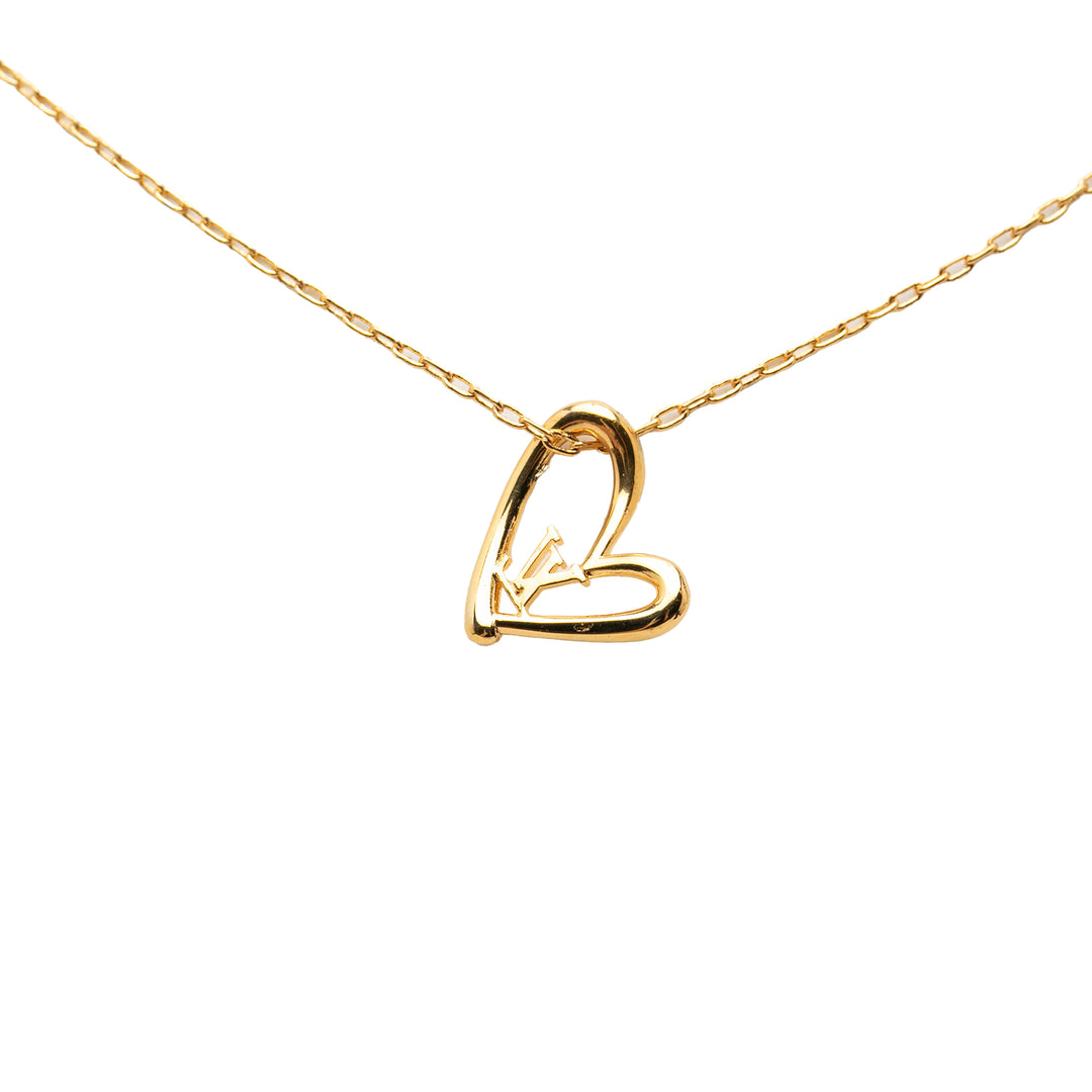 Louis Vuitton plaqué Collier Fall in Love Pendant Collier